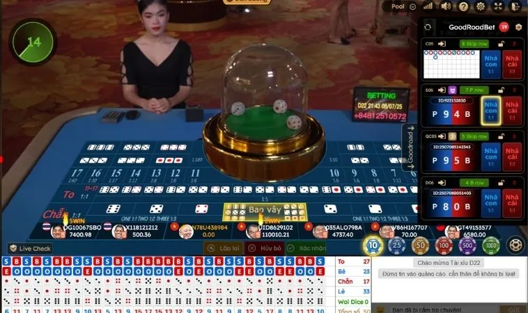 Hướng Dẫn Chơi Tài Xỉu Nhà Cái 8KBet Chi Tiết Từ A-Z 2 Bàn chơi Tài Xỉu Nhà Cái 8KBet